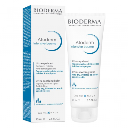 Bioderma Atoderm Intensive baume Ultra soothing balm 75 ml - كريم ترطيب من بيوديرما للبشرة الجافة والحساسة 75 مل