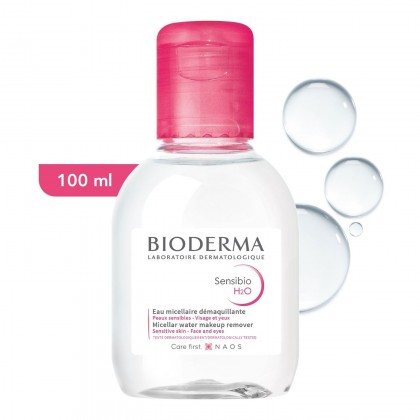 Bioderma - Sensibio H2O -Micellar water makeup remover for sensitive skin 100 ml - مزيل مكياج للبشرة الحساسة من بيوديرما 100مل