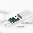 عظمة شحن (محول طاقة) يو اس بي لون أبيض-Battery Charger USB Adapter without Packaging