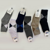 جوارب 2way متوسطة الطول عدد 6 أزواج للجنسين بألوان متعددة- 2way Cushioned Low Cut Socks