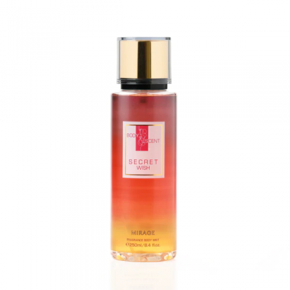 Secret Wish Body Mist By Mirage 250 ML- معطر الجسم سيكرت ويش من ميراج حجم 250 مل