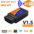 wifi Car scanner Mini ELM327 OBD II for Android IOS - أداة فحص تشخيص السيارة او بي دي 2 عن طريق وايفاي