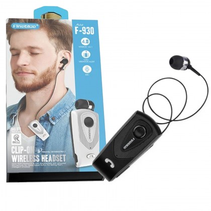 سماعة اذن بلوتوث من فاين بلو لون اسود- Fineblue F930 In-ear Bluetooth Handsfree