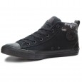 حذاء كونفرس تشاك تايلور اول ستار ستريت ميد للرجال لون أسود- Converse Men's Chuck Taylor All Star Street Mid Shoes