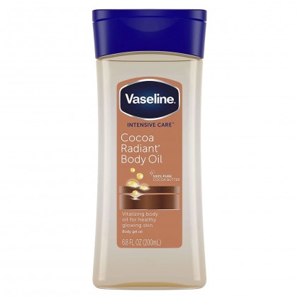 جل زيتي بالكاكاو لإشراقة الجسم من فازلين 200مل- Vaseline Intensive Care Cocoa Radiant Body Gel Oil –200 ml