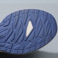 حذاء رياضي بتصميم شبكي ونعل سميك للرجال لون رمادي وأبيض- Fashion Mens Sneakers Breathable Running Shoes