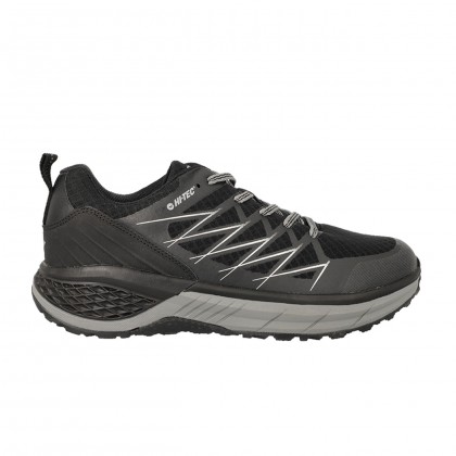 حذاء هاي تك تريل لايت للرجال لون أسود ورمادي- Hi-Tec Mens' Trail Lite Walking Shoes