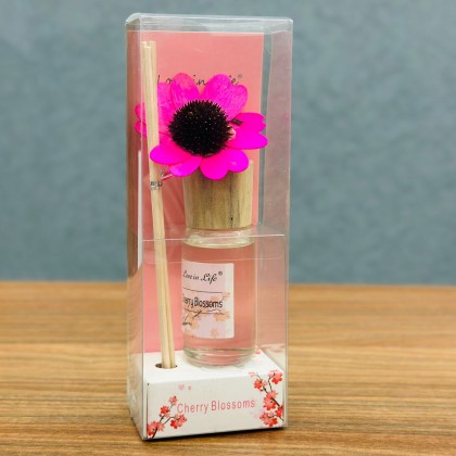 معطر مع عيدان ووردة CHERRY BLOSSOM