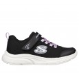 حذاء سكيتشرز ويفي لايت- بيسفولي فري للأطفال لون أسود Skechers Kids' Wavy Lites - Blissfully Free Shoes