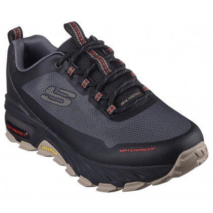 حذاء سكيتشرز ماكس بروتيكت- فاست تراك للرجال لون أسود ورمادي- Skechers Men's Max Protect - Fast Track Shoes