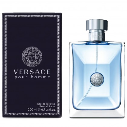 عطر فيرزاتشي بور هومي من فيرزاتشي للرجال سعة 200 مل - Versace Pour Homme EDT By Versace For Men 200ml