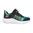 حذاء سكيتشرز باوندر -زاتك للأطفال لون أزرق ورمادي Skechers Bounder - Zatic Shoes