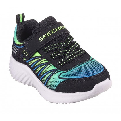 حذاء سكيتشرز باوندر -زاتك للأطفال لون أزرق ورمادي Skechers Bounder - Zatic Shoes