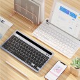 لوحة المفاتيح كيبورد بلوتوث متعدد الاجهزة لون أبيض- AOC KB701 Bluetooth Wireless Keyboard