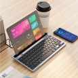 لوحة المفاتيح كيبورد بلوتوث متعدد الاجهزة لون أبيض- AOC KB701 Bluetooth Wireless Keyboard