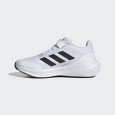 حذاء اديداس رن فالكون 3.0 ايلاستيك للجنسين لون أبيض-adidas Unisex RunFalcon 3.0 Elastic Lace Top Strap Shoes - White