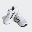 حذاء اديداس رن فالكون 3.0 ايلاستيك للجنسين لون أبيض-adidas Unisex RunFalcon 3.0 Elastic Lace Top Strap Shoes - White