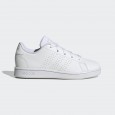 حذاء اديداس أدفانتج لايف ستايل ليس للنساء لون أبيض-adidas Women' Advantage Lifestyle Court Lace Shoes - White