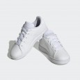 حذاء اديداس أدفانتج لايف ستايل ليس للنساء لون أبيض-adidas Women' Advantage Lifestyle Court Lace Shoes - White