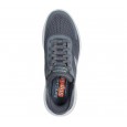 Skechers Men's Slip-ins: Bounder 2.0 - Emerged Shoes - حذاء سكيتشرز  سليب انس:باوندر 2.0 اميرجد للرجال لون رمادي نعل أبيض
