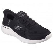 Skechers Men's Slip-ins: Bounder 2.0 - Emerged Shoes - حذاء سكيتشرز  سليب انس:باوندر 2.0 اميرجد للرجال لون أسود نعل أبيض