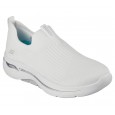 Skechers Women's GOwalk Arch Fit -Iconic Shoes - حذاء سكيتشرز جو ووك ارش فيت -ايكونك للنساء لون أبيض