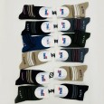 جوارب 2way متوسطة الطول عدد 6 أزواج للجنسين بألوان متعددة قطن 100%- 2way Cushioned Low Cut Socks