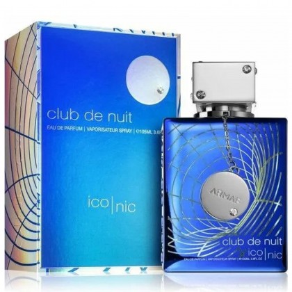 عطر كلوب دي نويت بلو ايكونيك من ارماف للرجال سعة 105 مل - Club De Nuit Blue Iconic EDP By ARMAF For Men 105ML