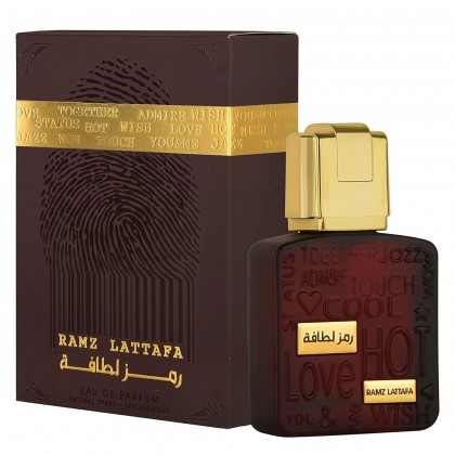 عطر رمز لطافة جولد من لطافة للجنسين سعة 100 مل – Ramz Gold By Lattafa for Unisex 100 ML