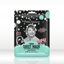 Petite Maison Facial Sheet Mask 25ml Purifying - Black Charcoal - ماسك ورقي للوجه بالفحم من بوتيت ميزون حجم 25 مل