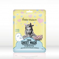   Petite Maison Brightening Facial Sheet Mask 25ML - ماسك ورقي للوجه لتفتيح البشرة حجم 25 مل