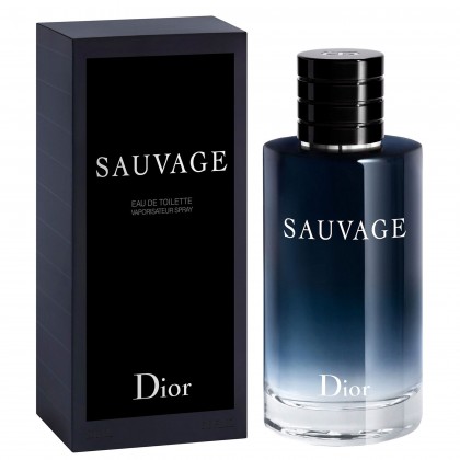 عطر سوافاج او دي تواليت من ديور للرجال سعة 200 مل - Sauvage EAU DE TOILETTE By Dior For Men 200ml