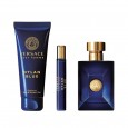 طقم ديلان بلو من فيرزاتشي للرجال (3 قطع)- Versace Dylan Blue Homme Eau de Toilette By Versace 100ml (3 Pies) Set