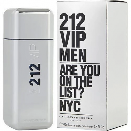 عطر 212 في اي بي مين من كارولينا هيريرا للرجال 100مل- 212VIP Men EDT By Carolina Herrera For Men 100ML