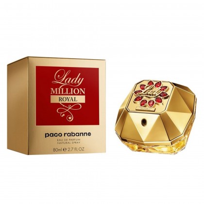 عطر ليدي ون مليون رويال بارفيوم من باكو رابان للنساء سعة 80مل - 1 Million Lady Royal PARFUM By Paco Rabanne For Women 80ml