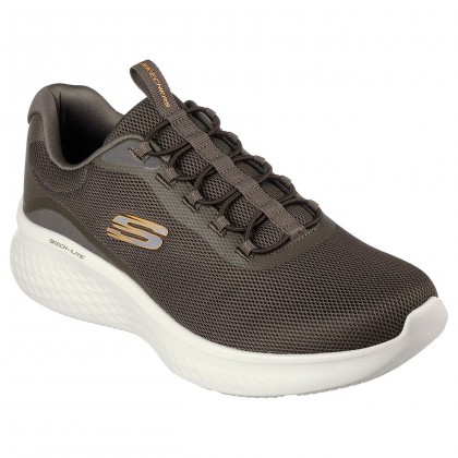 حذاء سكيتشرز سكيتش لايت برو-ليدجر للرجال لون زيتي- Skechers Men's Skech-Lite Pro - Ledger Shoes