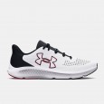 Under Armour Men's Charged Pursuit 3 Big Logo Shoes - حذاء أندر آرمر تشارجد بيرسيت 3 بيج لوجو للرجال لون أبيض وأسود