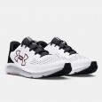 Under Armour Men's Charged Pursuit 3 Big Logo Shoes - حذاء أندر آرمر تشارجد بيرسيت 3 بيج لوجو للرجال لون أبيض وأسود