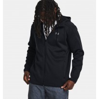 جاكيت أندر آرمر اسينشال للرجال لون أسود- Under Armour Men's Essential Swacket