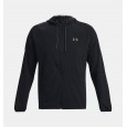 جاكيت وسترة أندر آرمر ستريتش ووفن للرجال لون أسود- Under Armour Men's Stretch Woven Windbreaker