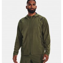 جاكيت أندر آرمرانستوببال ضد الماء للرجال لون زيتي- Under Armour Men's Unstoppable Jacket