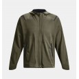 جاكيت أندر آرمرانستوببال ضد الماء للرجال لون زيتي- Under Armour Men's Unstoppable Jacket