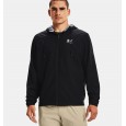 جاكيت أندر آرمر سبورت ستايل ويندبريكر للرجال لون أسود- Under Armour Men's Sportstyle Windbreaker Jacket