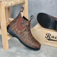 حذاء روك بسطار بدون أربطة موشح لون بني للرجال - Men’s Rock Shoes RX 555 Camel