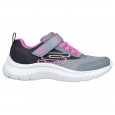 حذاء سكيتشرز سكيتش فاست للأطفال لون رمادي وبنفسجي-Skechers Kids" Skech Fast para Niña Shoes