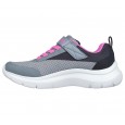 حذاء سكيتشرز سكيتش فاست للأطفال لون رمادي وبنفسجي-Skechers Kids" Skech Fast para Niña Shoes