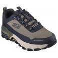 حذاء سكيتشرز ماكس بروتيكت- فاست تراك للرجال لون بيج وكحلي ونعل أبيض وبيج- Skechers Men's Max Protect - Fast Track Shoes