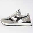 حذاء ديادورا ألون للرجال لون رمادي وأسود ونعل أبيض - Diadora Men's Alon Shoes