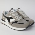 حذاء ديادورا ألون للرجال لون رمادي وأسود ونعل أبيض - Diadora Men's Alon Shoes