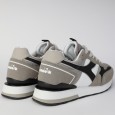 حذاء ديادورا ألون للرجال لون رمادي وأسود ونعل أبيض - Diadora Men's Alon Shoes